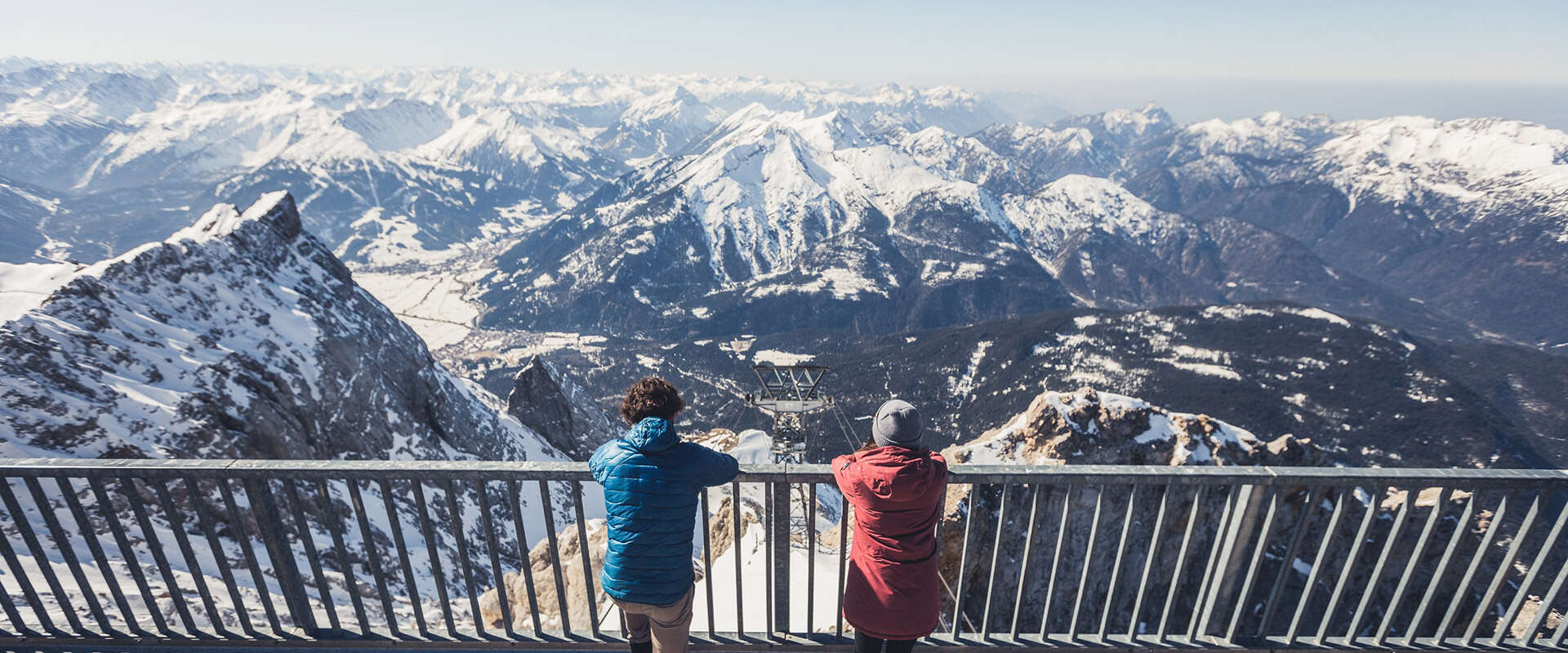 Zugpsitze Ausblick Winter